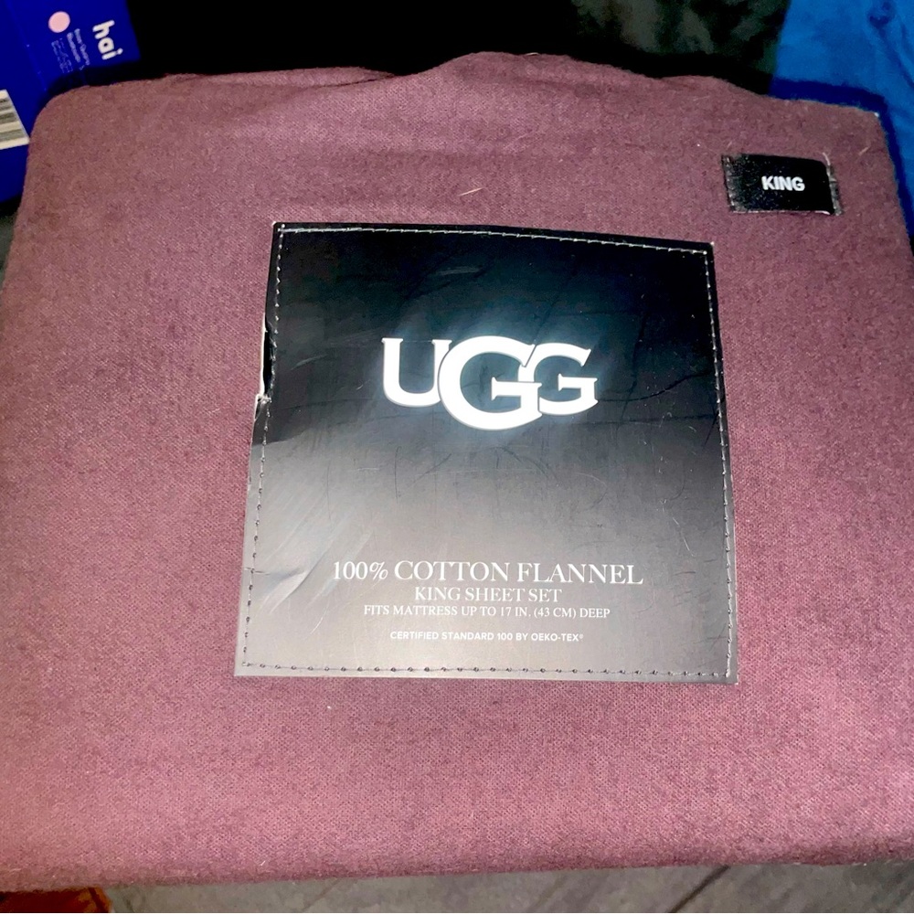 Brand new KING size UGG cotton flannel.